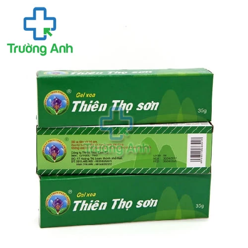 Gel xoa Thiên Thọ Sơn - Hỗ trợ giảm đau lưng, đau đầu, đau cơ (10 hộp)